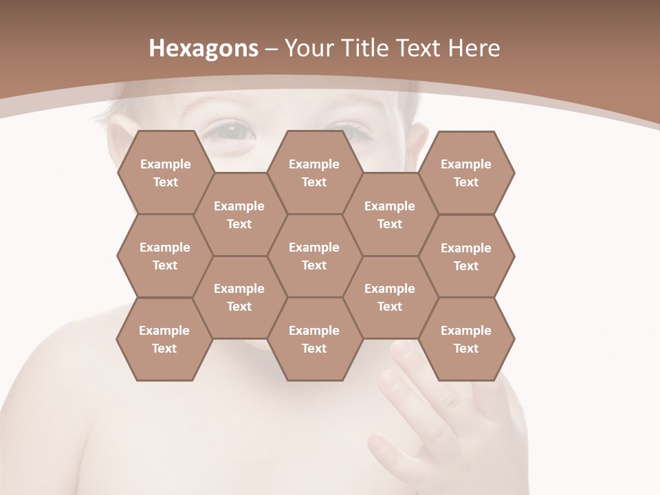 Face One Boy PowerPoint Template