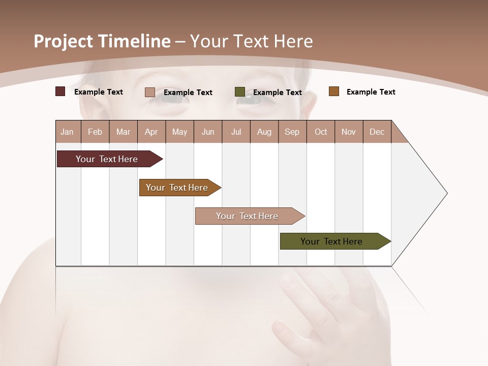 Face One Boy PowerPoint Template
