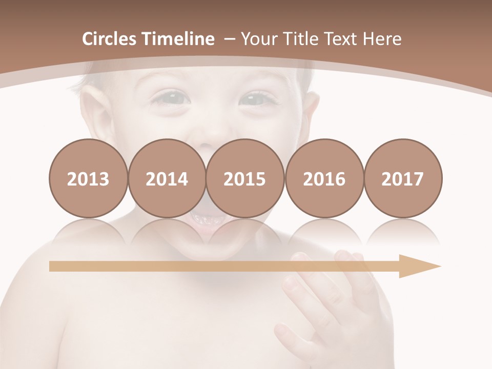 Face One Boy PowerPoint Template