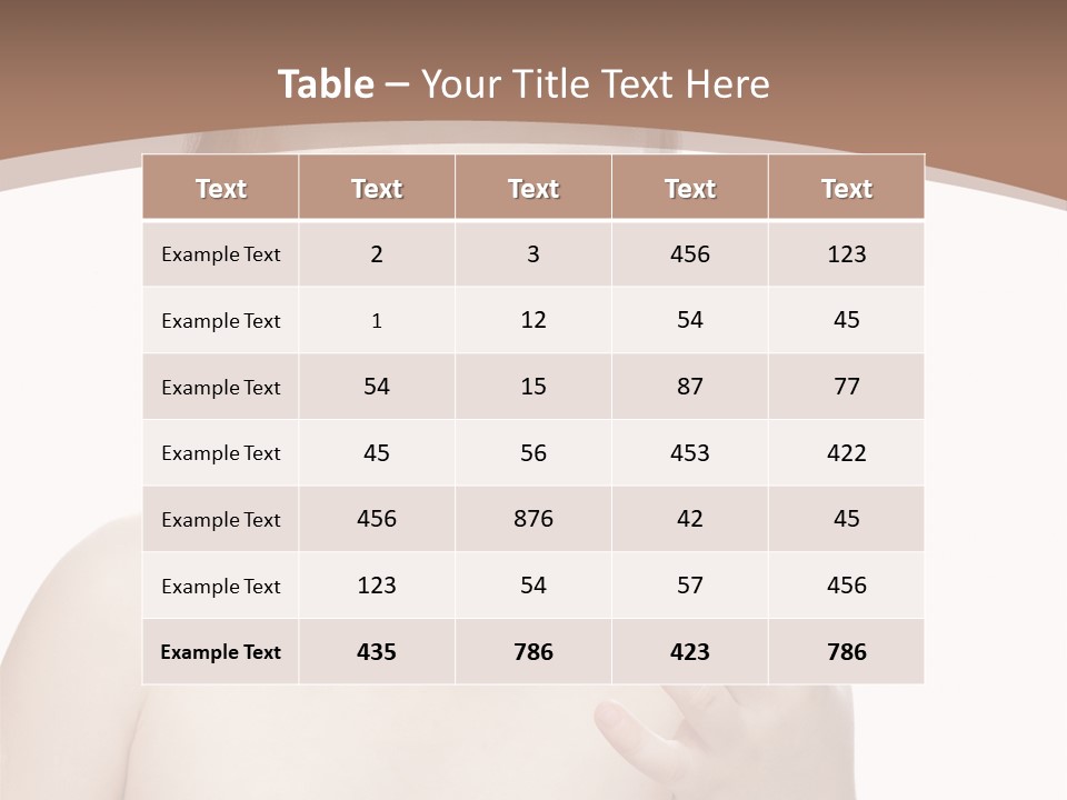 Face One Boy PowerPoint Template