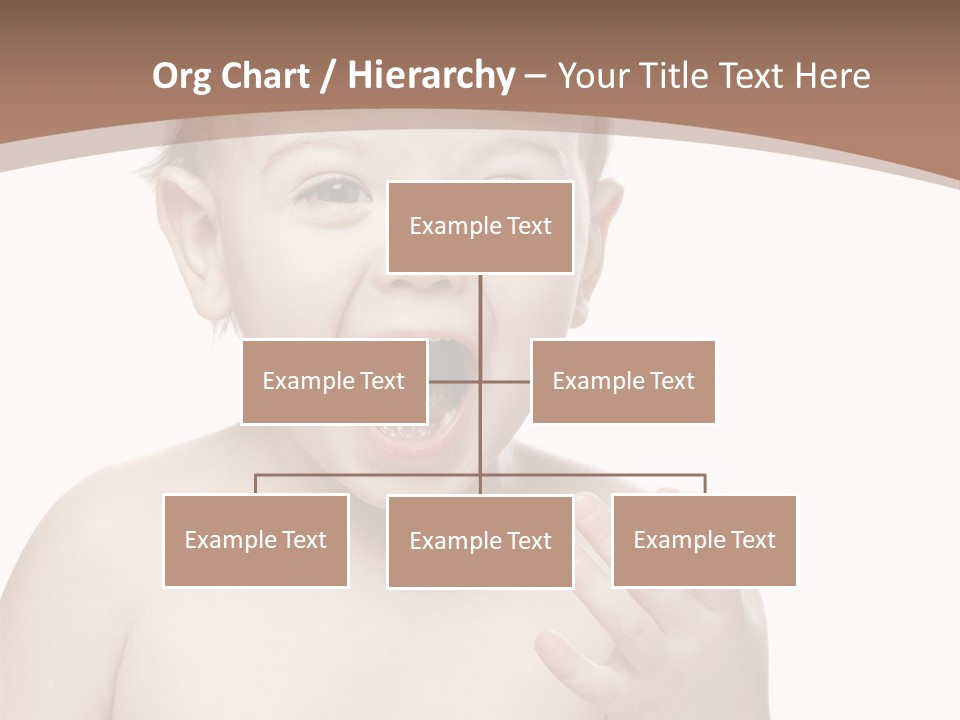 Face One Boy PowerPoint Template