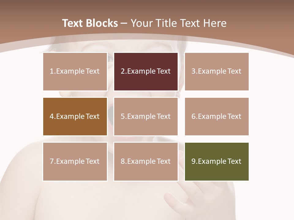 Face One Boy PowerPoint Template