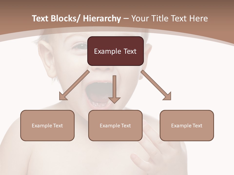 Face One Boy PowerPoint Template