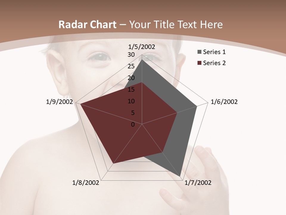 Face One Boy PowerPoint Template