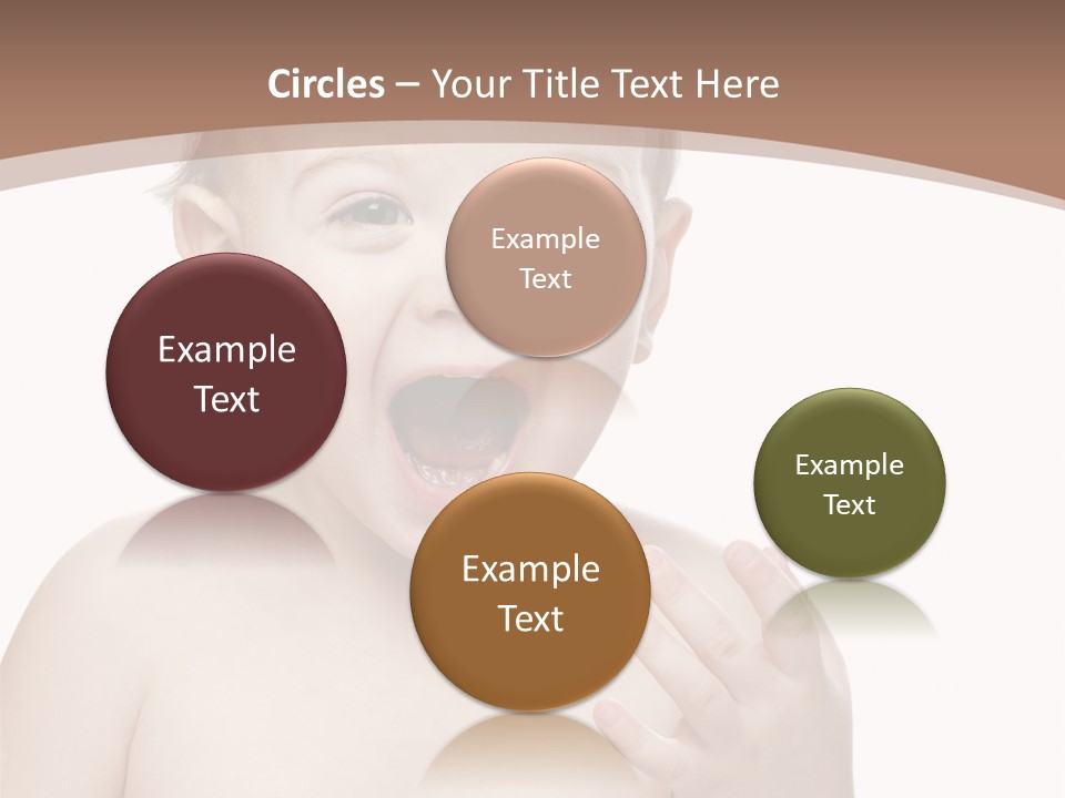 Face One Boy PowerPoint Template