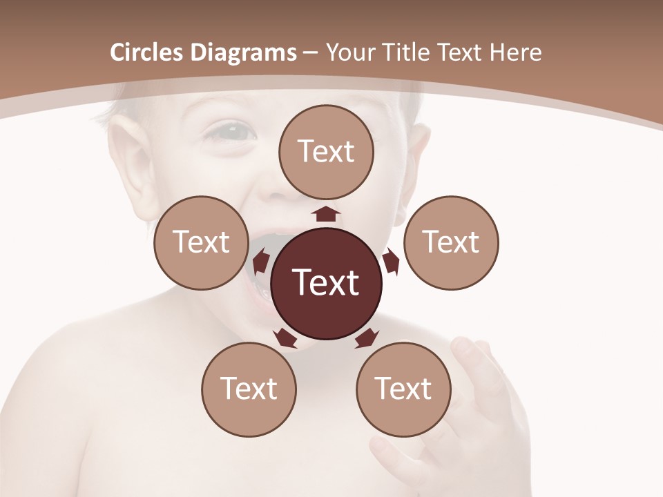 Face One Boy PowerPoint Template