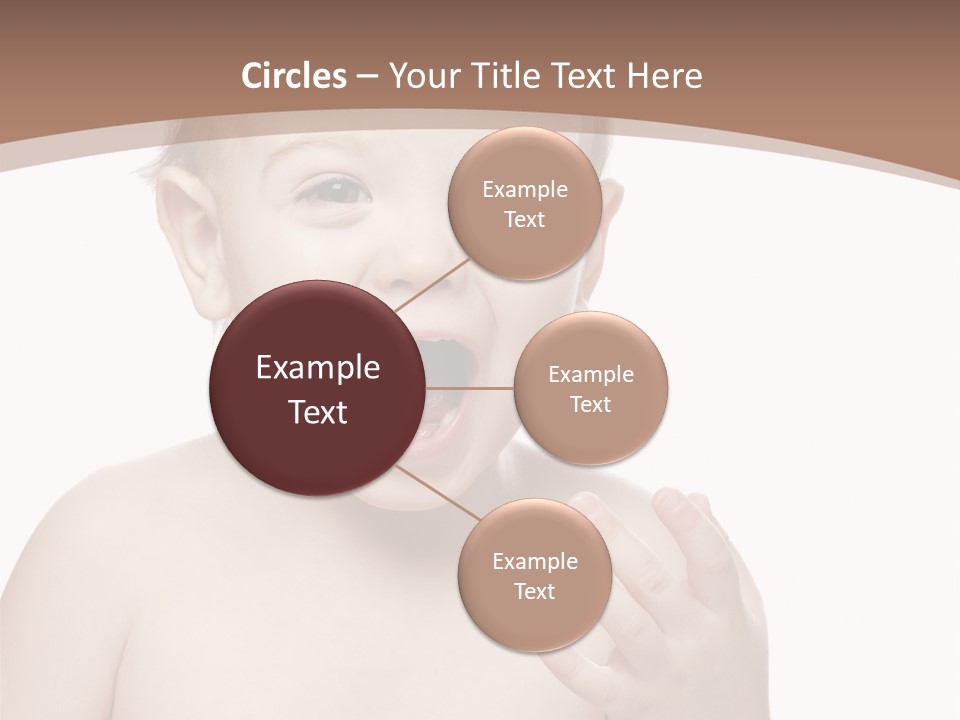 Face One Boy PowerPoint Template