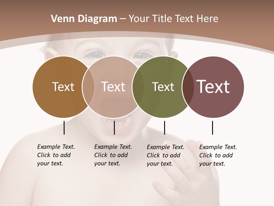 Face One Boy PowerPoint Template