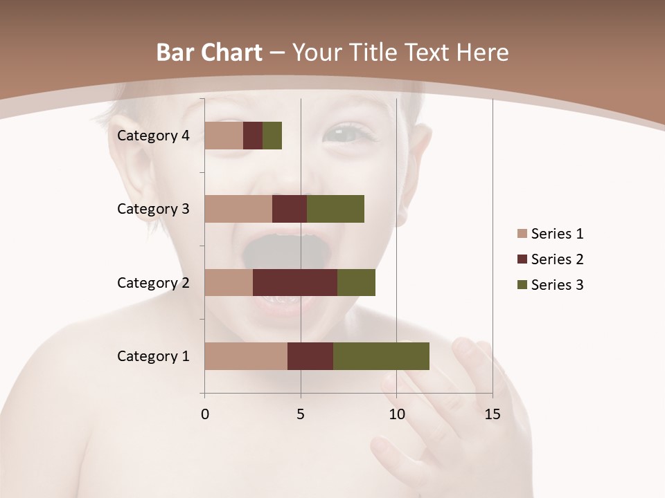 Face One Boy PowerPoint Template