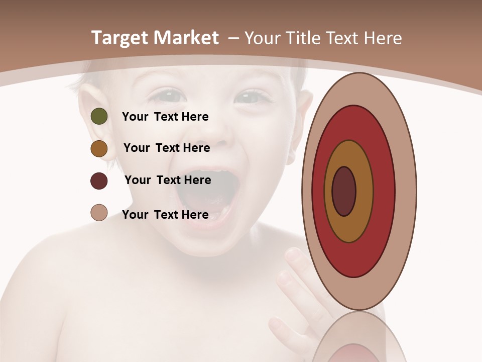 Face One Boy PowerPoint Template