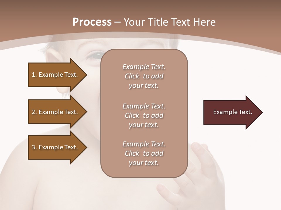 Face One Boy PowerPoint Template