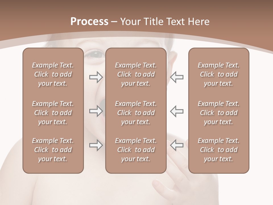 Face One Boy PowerPoint Template