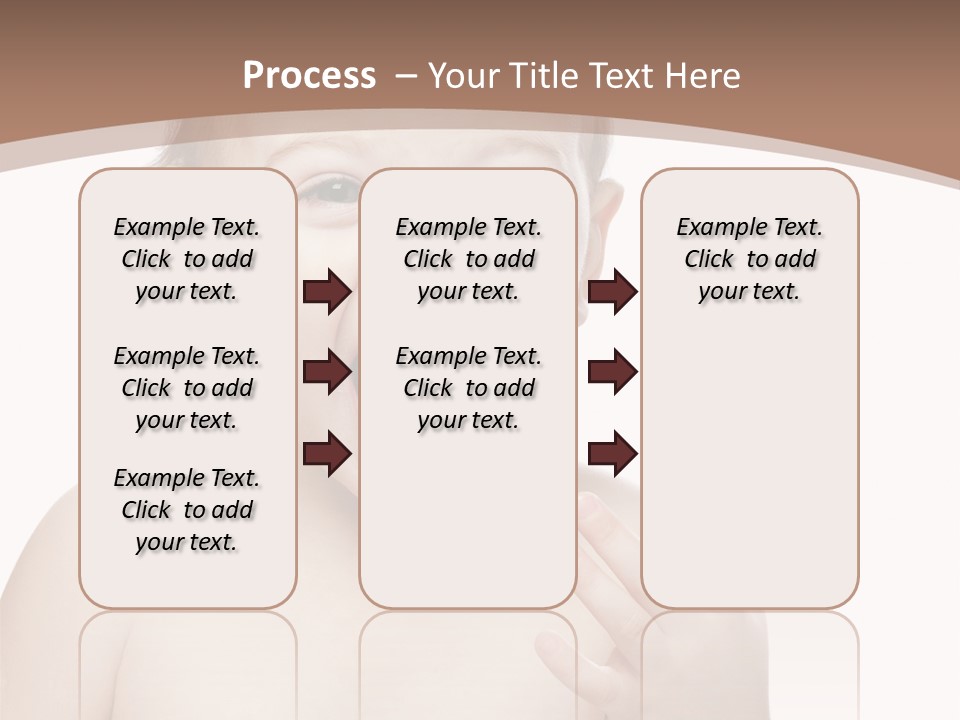 Face One Boy PowerPoint Template
