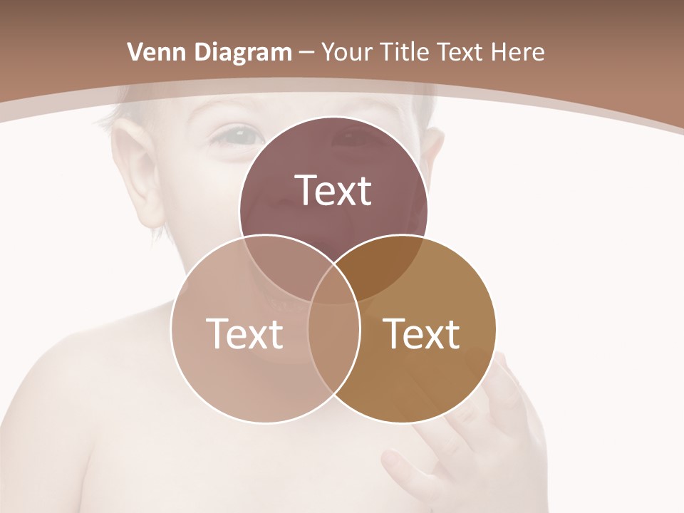 Face One Boy PowerPoint Template