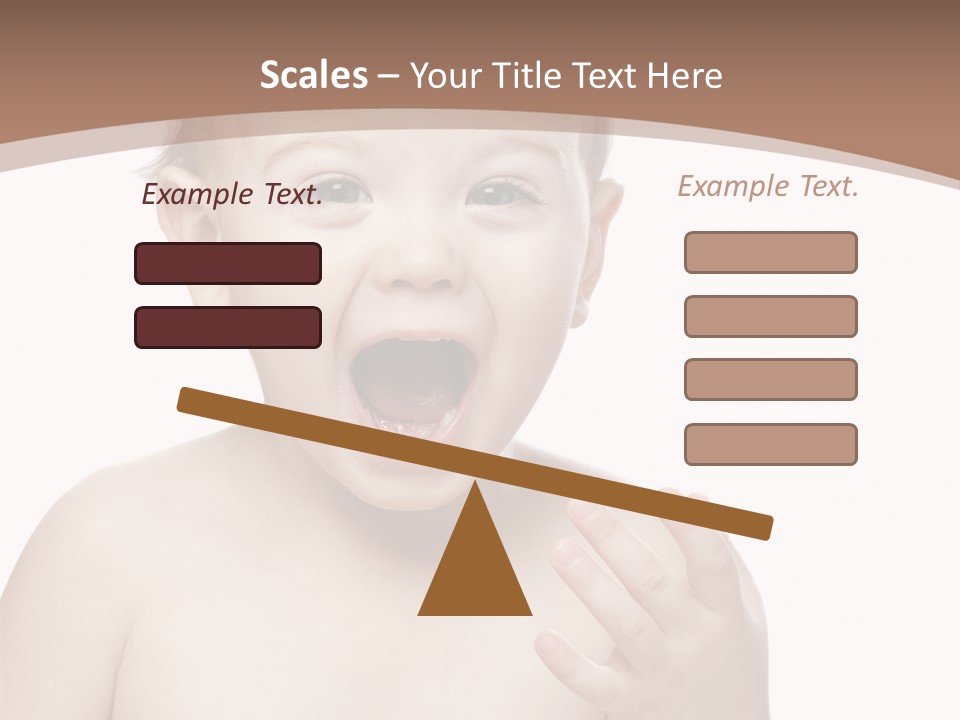 Face One Boy PowerPoint Template