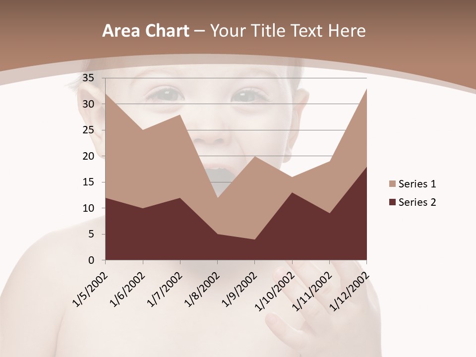 Face One Boy PowerPoint Template