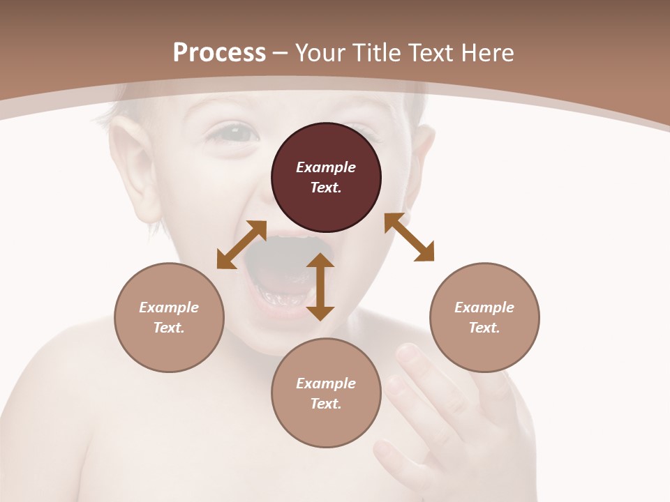 Face One Boy PowerPoint Template