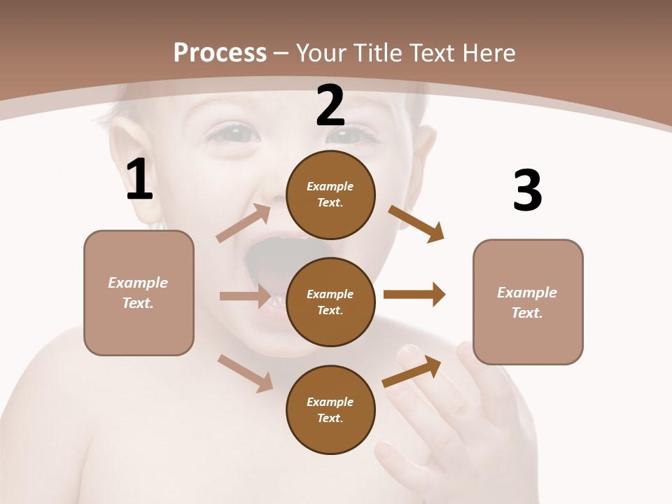 Face One Boy PowerPoint Template