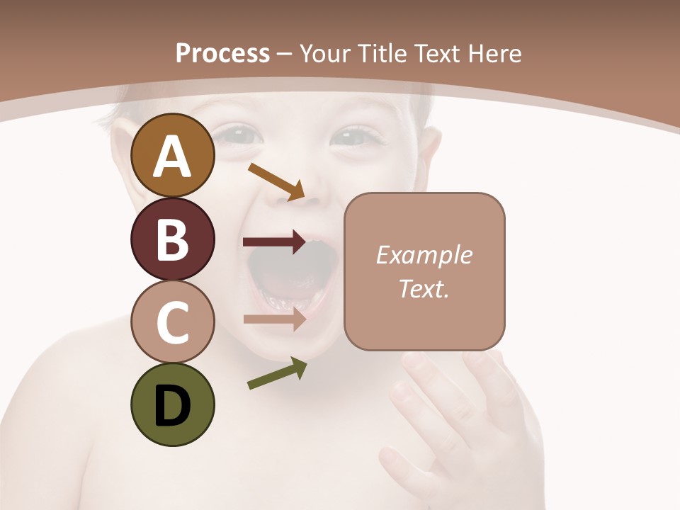 Face One Boy PowerPoint Template
