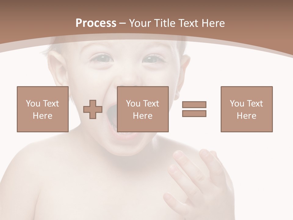 Face One Boy PowerPoint Template