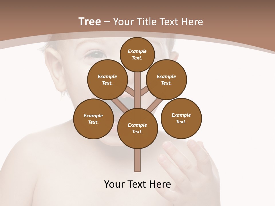 Face One Boy PowerPoint Template