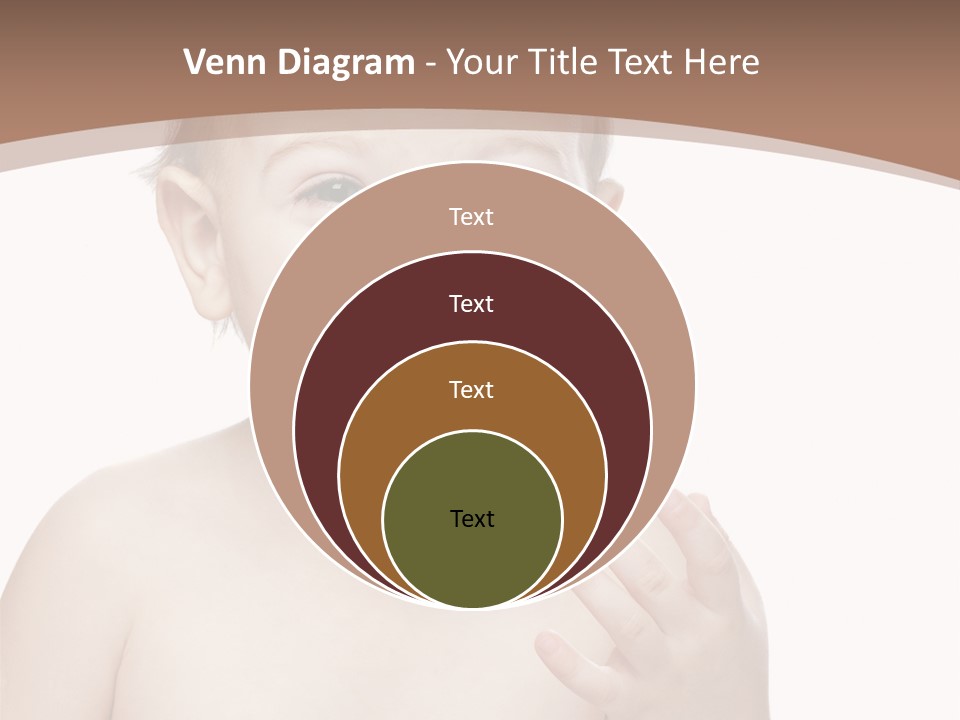 Face One Boy PowerPoint Template