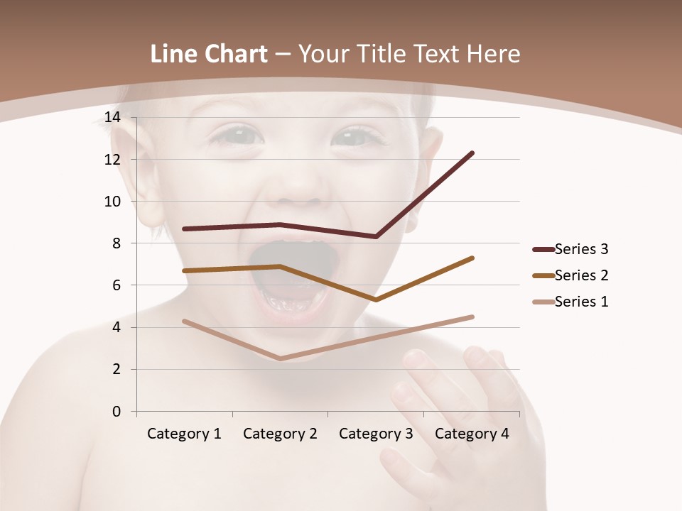 Face One Boy PowerPoint Template