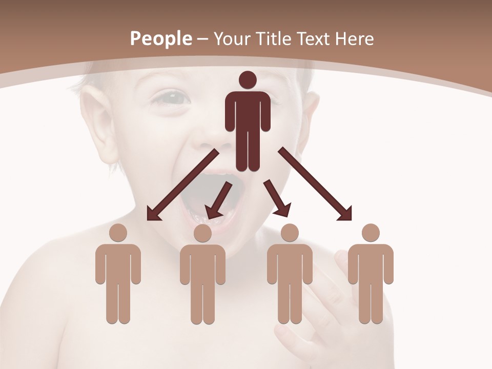 Face One Boy PowerPoint Template