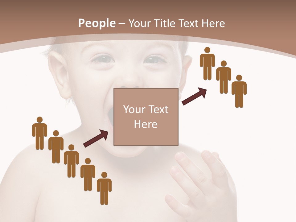 Face One Boy PowerPoint Template