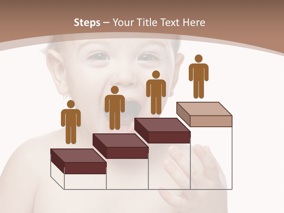 Face One Boy PowerPoint Template