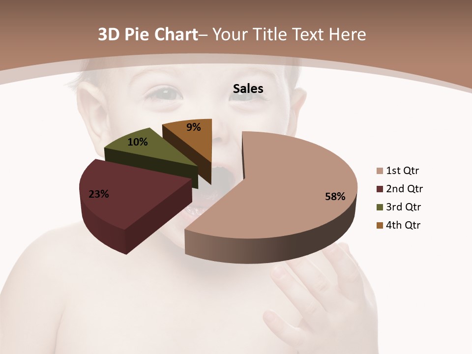 Face One Boy PowerPoint Template