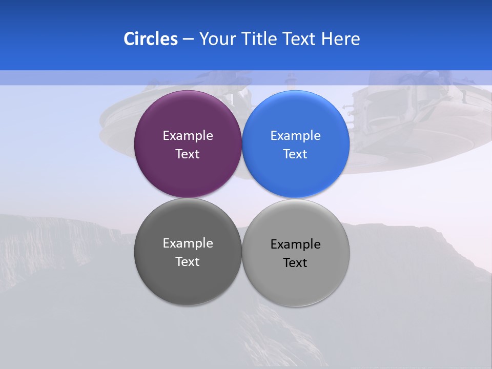 Spaceship World Star PowerPoint Template