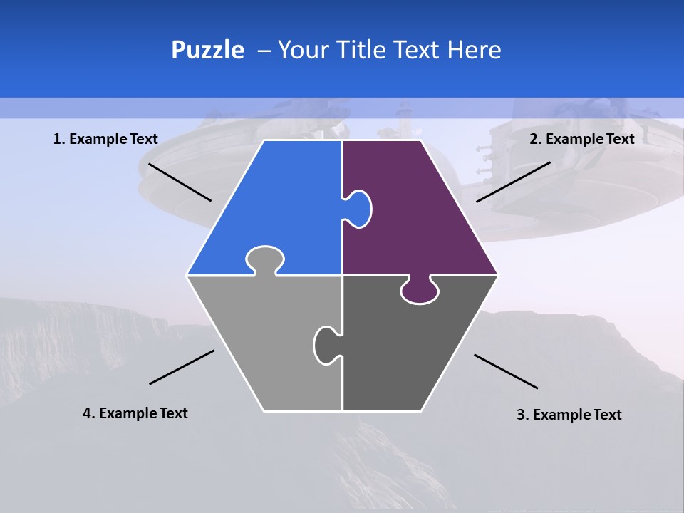 Spaceship World Star PowerPoint Template