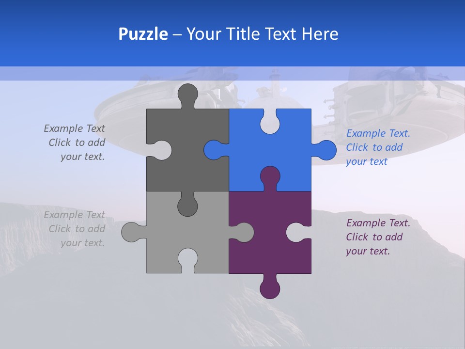 Spaceship World Star PowerPoint Template