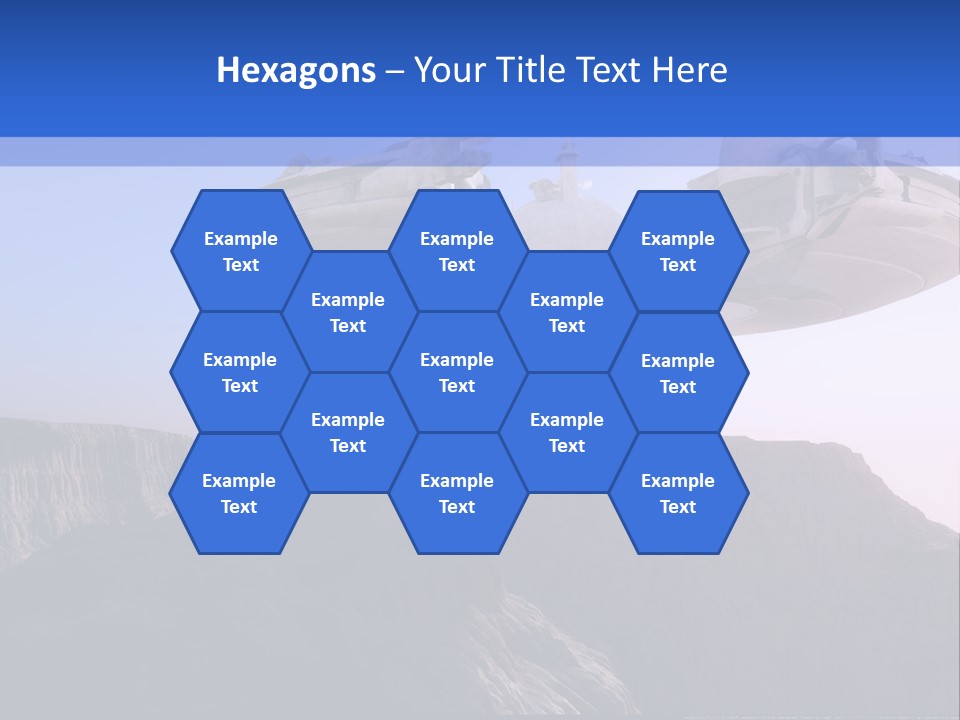 Spaceship World Star PowerPoint Template