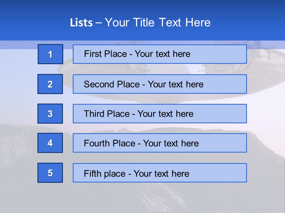 Spaceship World Star PowerPoint Template