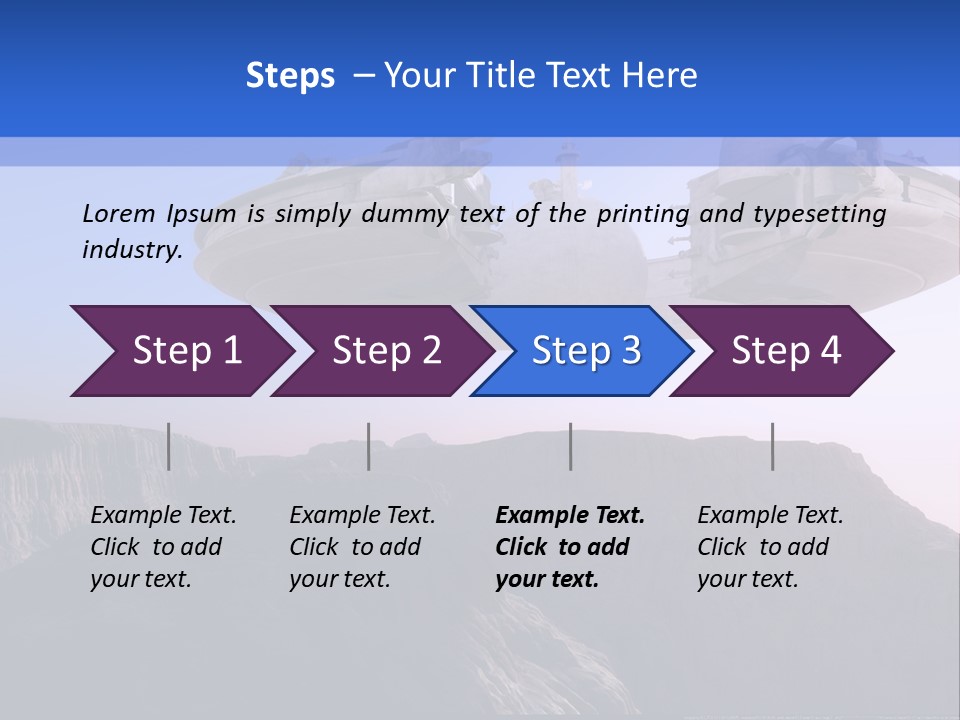 Spaceship World Star PowerPoint Template