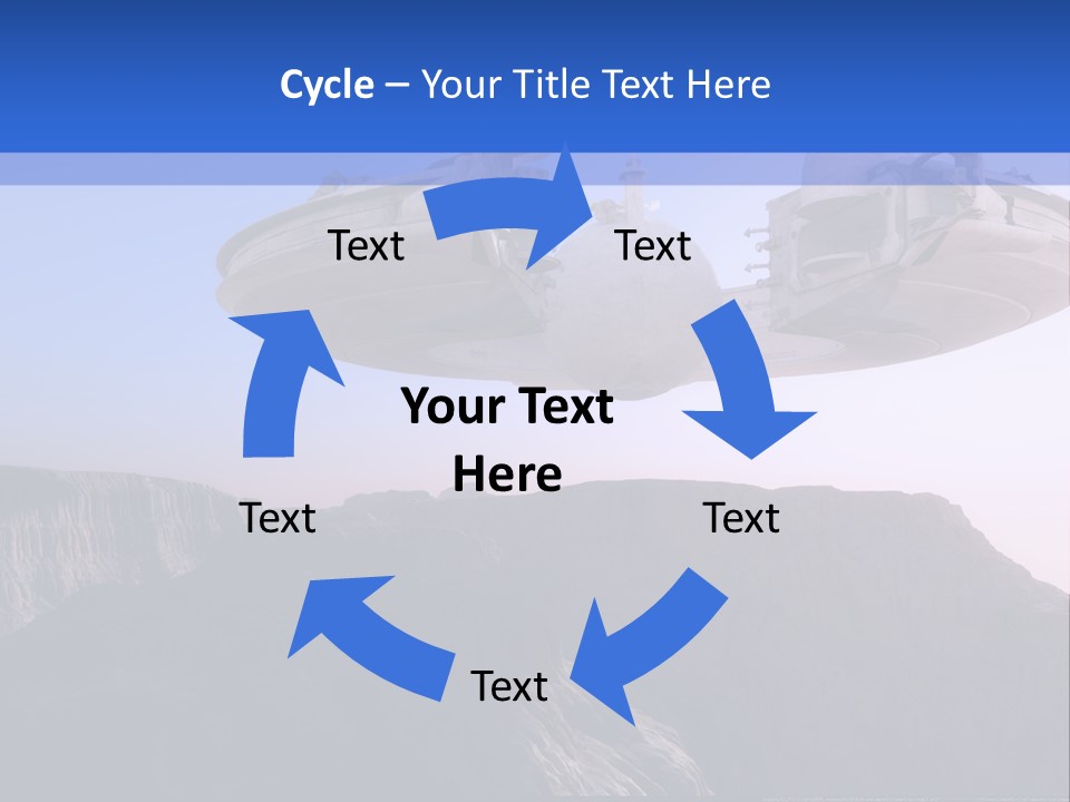 Spaceship World Star PowerPoint Template