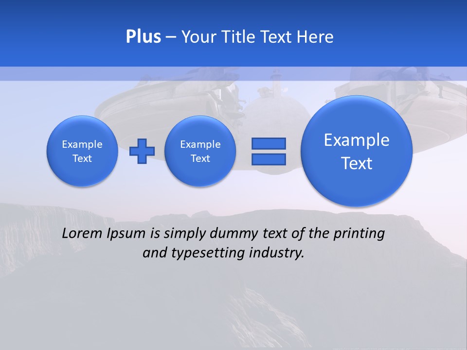 Spaceship World Star PowerPoint Template