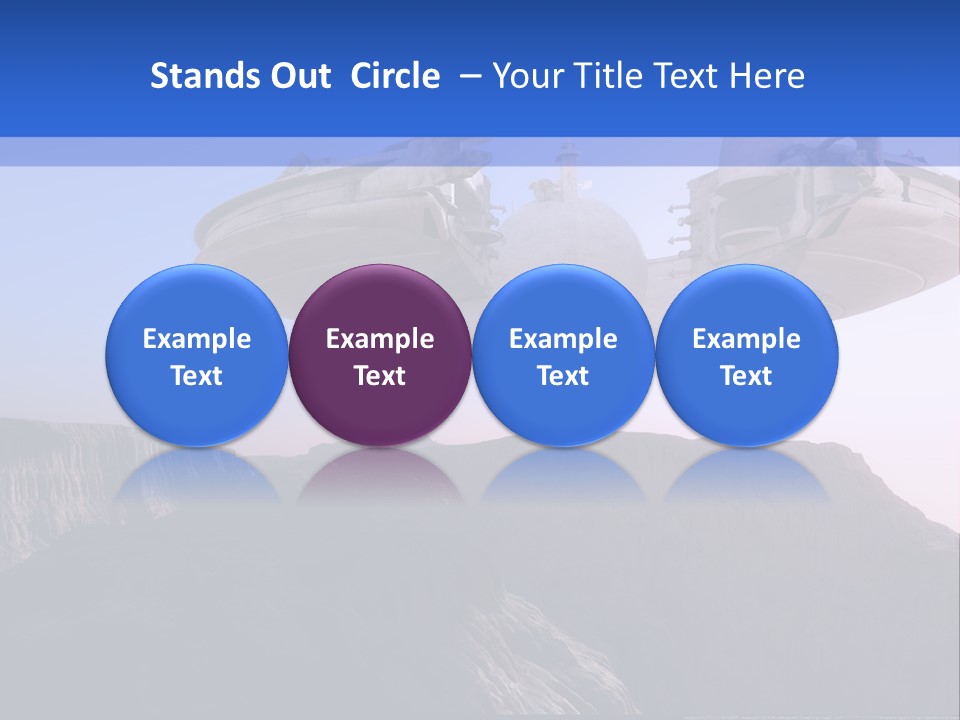 Spaceship World Star PowerPoint Template