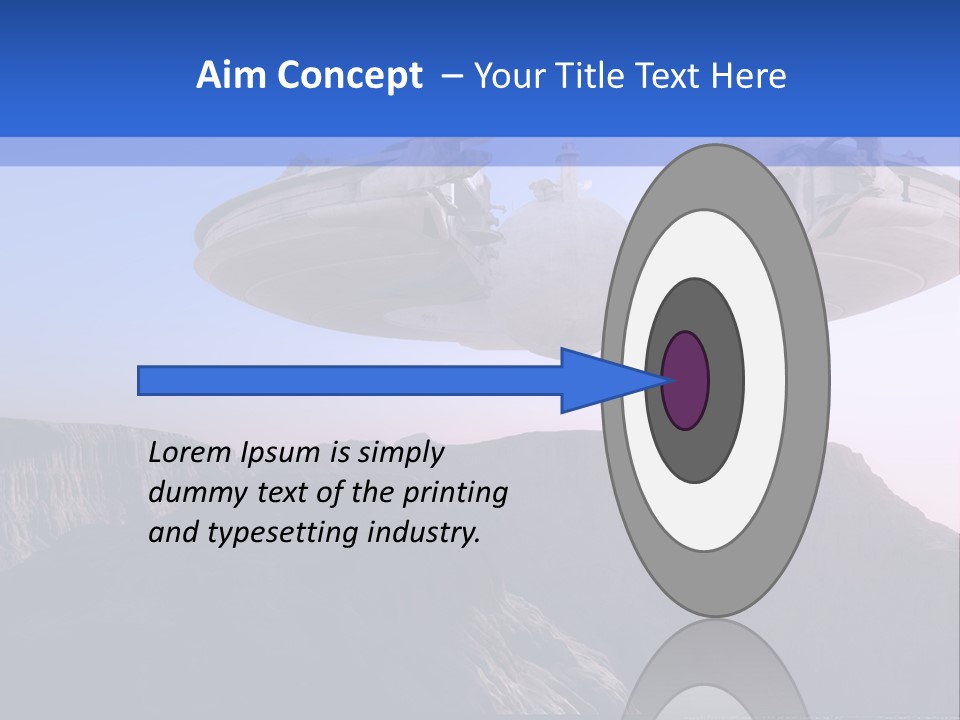 Spaceship World Star PowerPoint Template