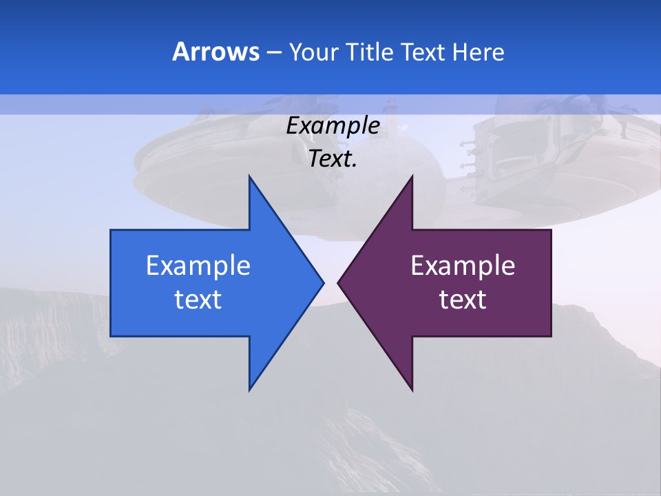 Spaceship World Star PowerPoint Template