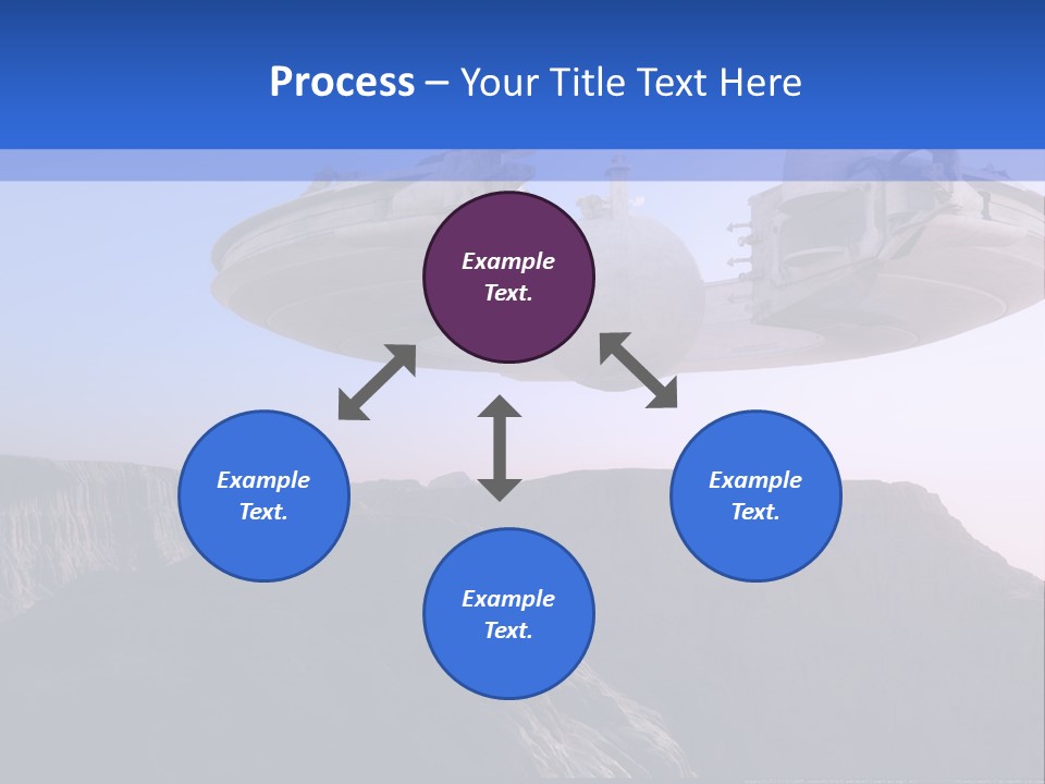 Spaceship World Star PowerPoint Template