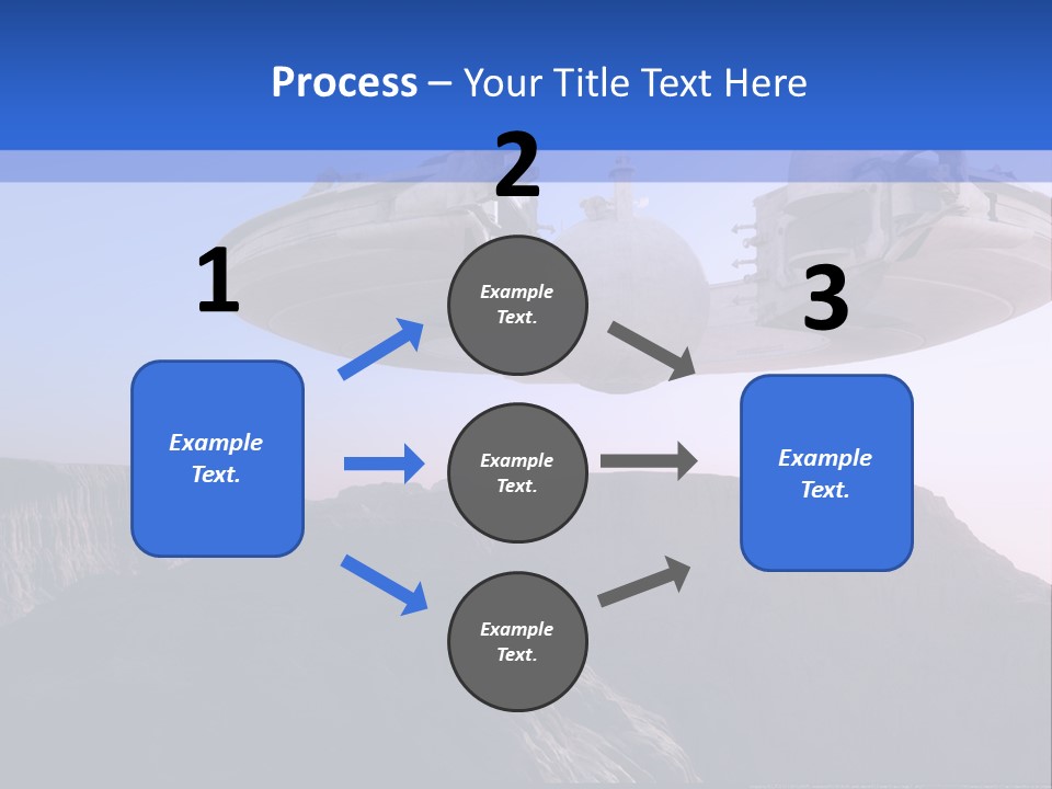 Spaceship World Star PowerPoint Template
