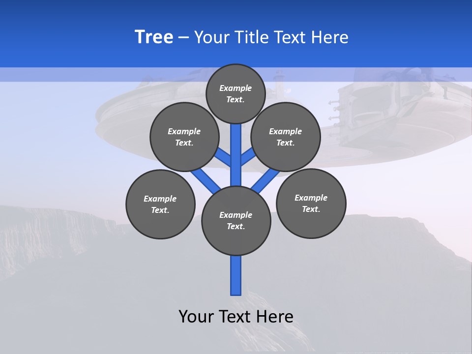 Spaceship World Star PowerPoint Template