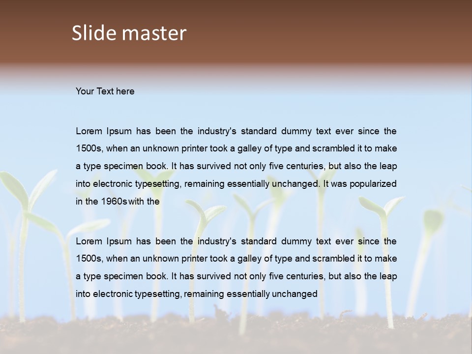 Sign Aid Care PowerPoint Template