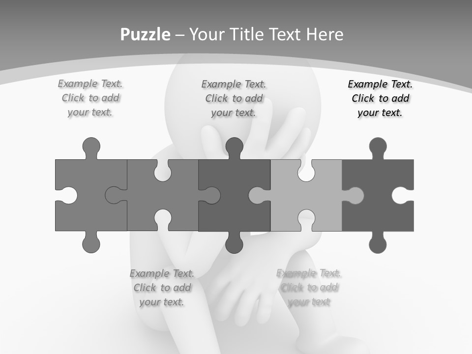 Character Anxiety Disappointed PowerPoint Template