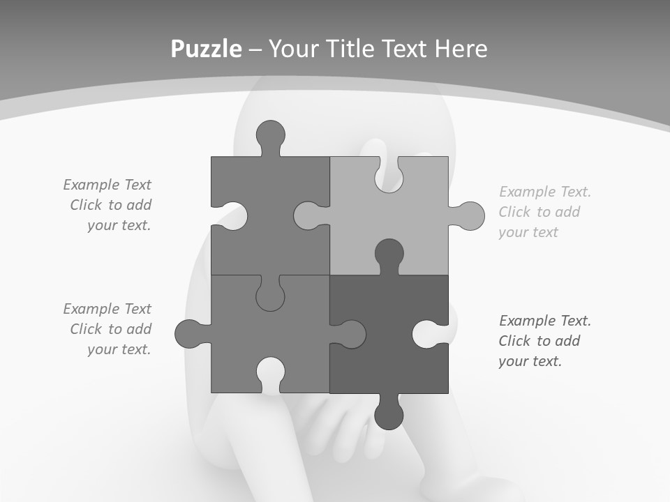 Character Anxiety Disappointed PowerPoint Template