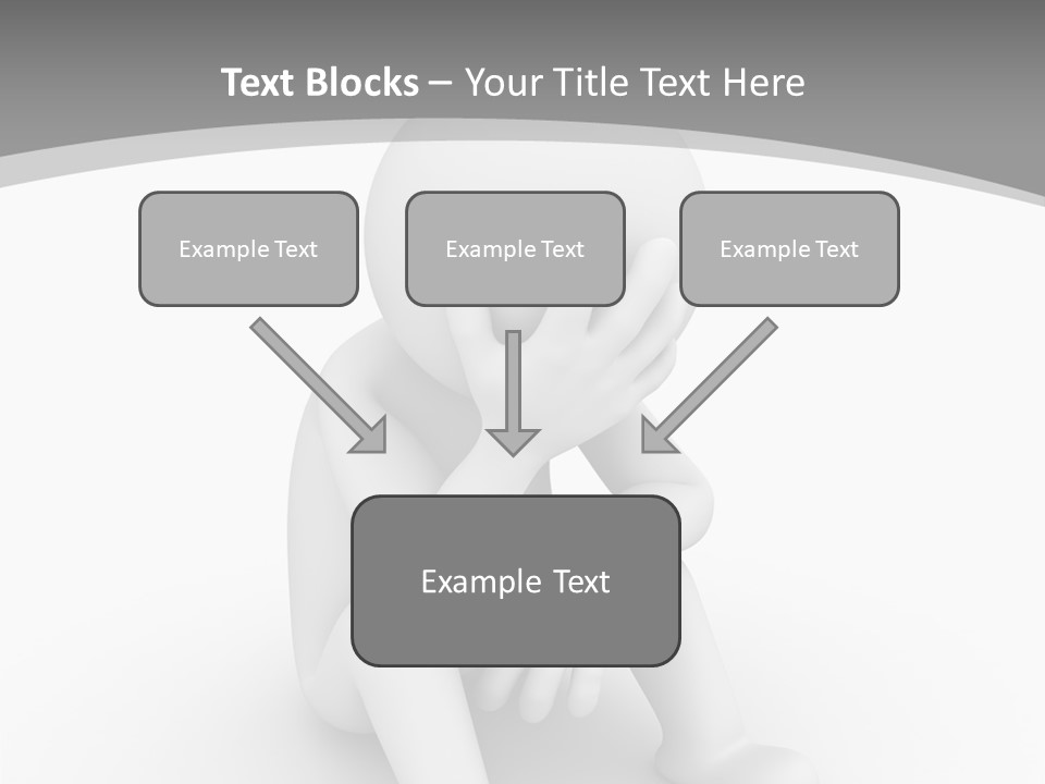 Character Anxiety Disappointed PowerPoint Template