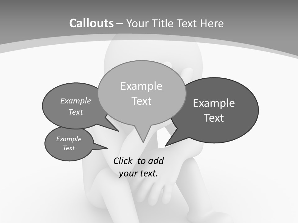 Character Anxiety Disappointed PowerPoint Template